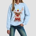 thumbnail image 2 of Futezty Christmas Sweatshirts for Women Novelty Funny Santa Xmas Tree Graphic Pullover Tops Loose Casual Fleece Shirts, 2 of 6