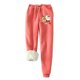 thumbnail image 2 of ICHUANYI Clearance Fashion Casual Women Printed Span Ladies High Waist Keep Warm Long Pants Full Length Pants Leggings(Hot Pink, XXL) ICHUANYI WER2023081504642, 2 of 6
