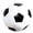 White, variant on Classic Pattern Soccer Ball Durable Synthetic Leather Material Official Size Sports Ball for Outdoor Indoor Training Play