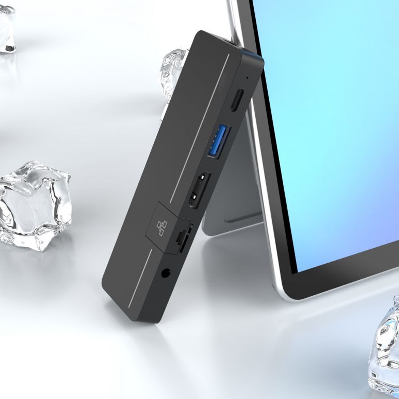 Portable Aluminum Alloy Docking Station Adapter For Pro9/8/X 4K Display Support 5Gbps Data Transfer