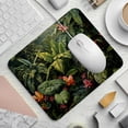 thumbnail image 2 of Tropical Plants Printed Square Desk Mat Mousepad, 8.3x9.8 Inch, Non-Slip Rubber Bottom, Suitable for Office and Gaming, 2 of 6
