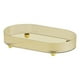 thumbnail image 4 of Bandeja de servicio Almacenamiento de despensa Bandejas de mesa de centro Bandeja de comida de usos múltiples Rectángulo antideslizante decorativo Dorado perfecl Bandeja de servir, 4 of 8
