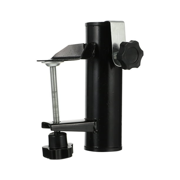 BRIGHTFUFU Abrazadera metálica para sombrilla de terraza, soporte para sombrilla de playa, balcón y patio.