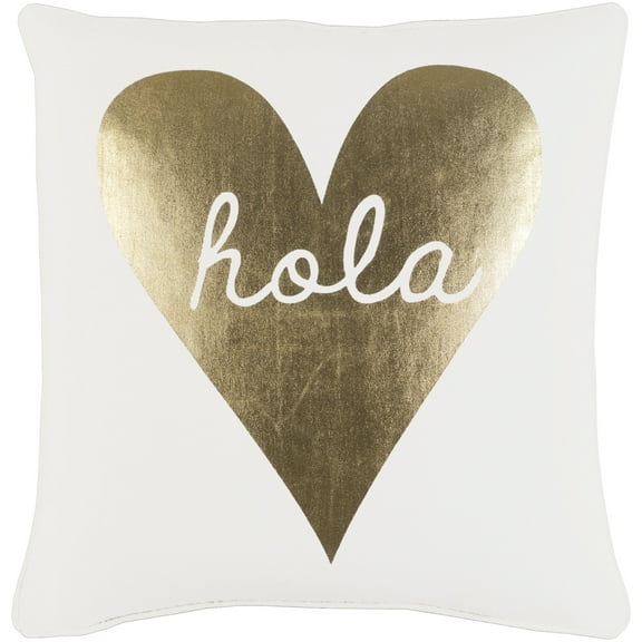 Artistic Weavers Glyph Hola 18" x 18" Pillow (with Down Fill)