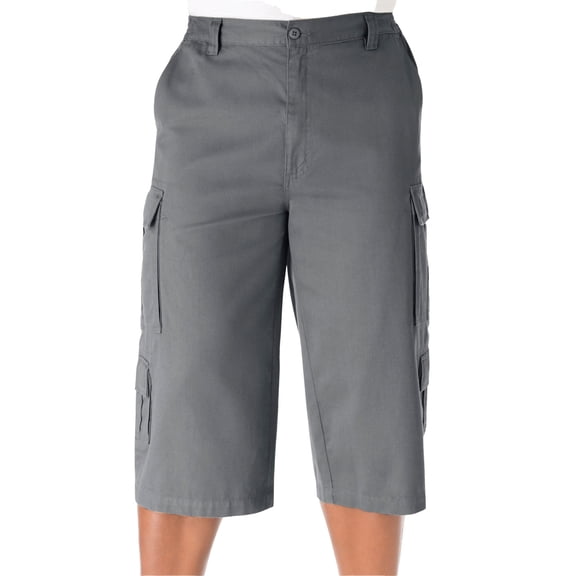 KingSize Men's Big & Tall 17" Side Elastic Cargo Shorts
