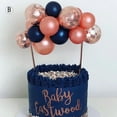 thumbnail image 1 of Cake Topper Cloud Shape Confetti Balloon Birthday Party Dessert Decoration, 1 of 5
