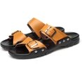 thumbnail image 1 of Xishao Zapatillas de Verano de Cuero Casual para Hombres Sandalias de Playa firmes Transpirables Antideslizantes Resistentes al Desgaste y Antideslizantes para Negocios Xishao ropa, 1 of 2
