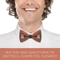 thumbnail image 5 of Brown Penguin Bow Tie Unisex Pattern Pre-Tied Shape, By Bow Tie House (Large, Brown Penguin), 5 of 6