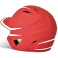 thumbnail image 2 of HX Legend Baseball Batting Helmet, Medium, Scarlet, White Trim, 2 of 5
