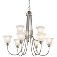 thumbnail image 2 of Kichler Lighting - Nine Light Chandelier - Chandelier 2 Tier - Nicholson - 9, 2 of 2
