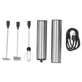 thumbnail image 2 of Handheld Milk Foamer Frother, Stainless Steel Electric Milk Frother Electric Milk Frother Handheld Foam Maker For Coffee Cappuccino  Macchiato, 2 of 8