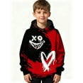 thumbnail image 2 of WAYUTE Girls Sweatshirts Boys Graphic Pullover Hoodie Crewneck Sweatshirt Soft Comfort Daily Wear Loungewear for Kids Youth Play Outfit, 2 of 4