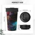 thumbnail image 3 of Goofa Neon Spectrum Cat Portrait for Insulated Travel Coffee Mug Spill Proof Leak Proof 16 OZCoffee Tumbler Reusable Coffee Cups with Lids Thermos for Hot and Cold Drink, 3 of 8