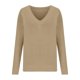 thumbnail image 5 of Suéter de cuello en V para mujer, jersey de manga larga de color liso con cuello en V, suéter informal de moda, top de poliéster para mujer, 5 of 6