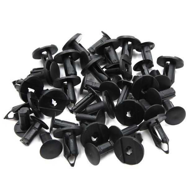 20pcs 9.5mm Hole Automobile Mud Flaps Door Panel Plastic Rivets