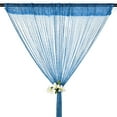 thumbnail image 1 of Yipa Rideaux en Perles Transparentes, Panneaux de Rideaux à Paillettes avec Franges pour Fenêtre, Séparateur de Pièce, 1 of 6
