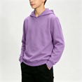 thumbnail image 2 of ABSUYY Boys Girls Active Pullover Hoodie, Kids Purple Long Sleeve Sweatshirt, Size 7-8Y, 2 of 9