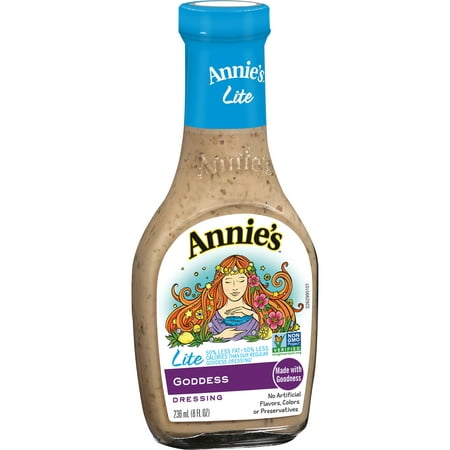 (3 Pack) Annie's Lite Goddess Dressing Non-GMO 8 fl oz