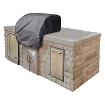 Builtâ€“in Grill Cover â€“ Water Resistant, Cinching Drawcord, Grill and Heating, 34W x 30D x 18H, Charcoal
