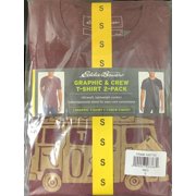 Eddie Bauer Mens Tee, 2-pack Small