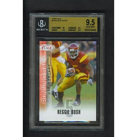- Reggie Bush BGS 9.5 GEM MINT 2006 Sage Auto Rookie Card
