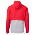thumbnail image 3 of Men's Cutter & Buck Red/Gray Cincinnati Reds City Connect Charter Eco Recycled Half-Zip Anorak Jacket, 3 of 3