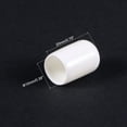 thumbnail image 3 of Uxcell 100pcs Round Rubber End Caps 10mm White Vinyl Cover Screw Thread Protectors, 3 of 5