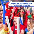 thumbnail image 5 of Lsupdaol 24 Pieces Thunder Sticks Cheering Cheerleading Sticks Boom Sticks Noise Makers for Sporting Events Football Game Party Sport Events, 5 of 6