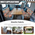 thumbnail image 3 of Aplkyhs Rose Skull RV Dinette Cushion Covers Stretchable RV Accessories for Inside Couch Cushion Covers Washable Furniture Covers for Sofa and Loveseat 1 Backrest Cover and 1 Bench Cover, 3 of 7