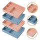 thumbnail image 5 of BRIGHTFUFU 4Ud Organizadores Plásticos Para Cajones Con Compartimentos Para Utensilios, Joyas Y Artículos Diarios, 5 of 8