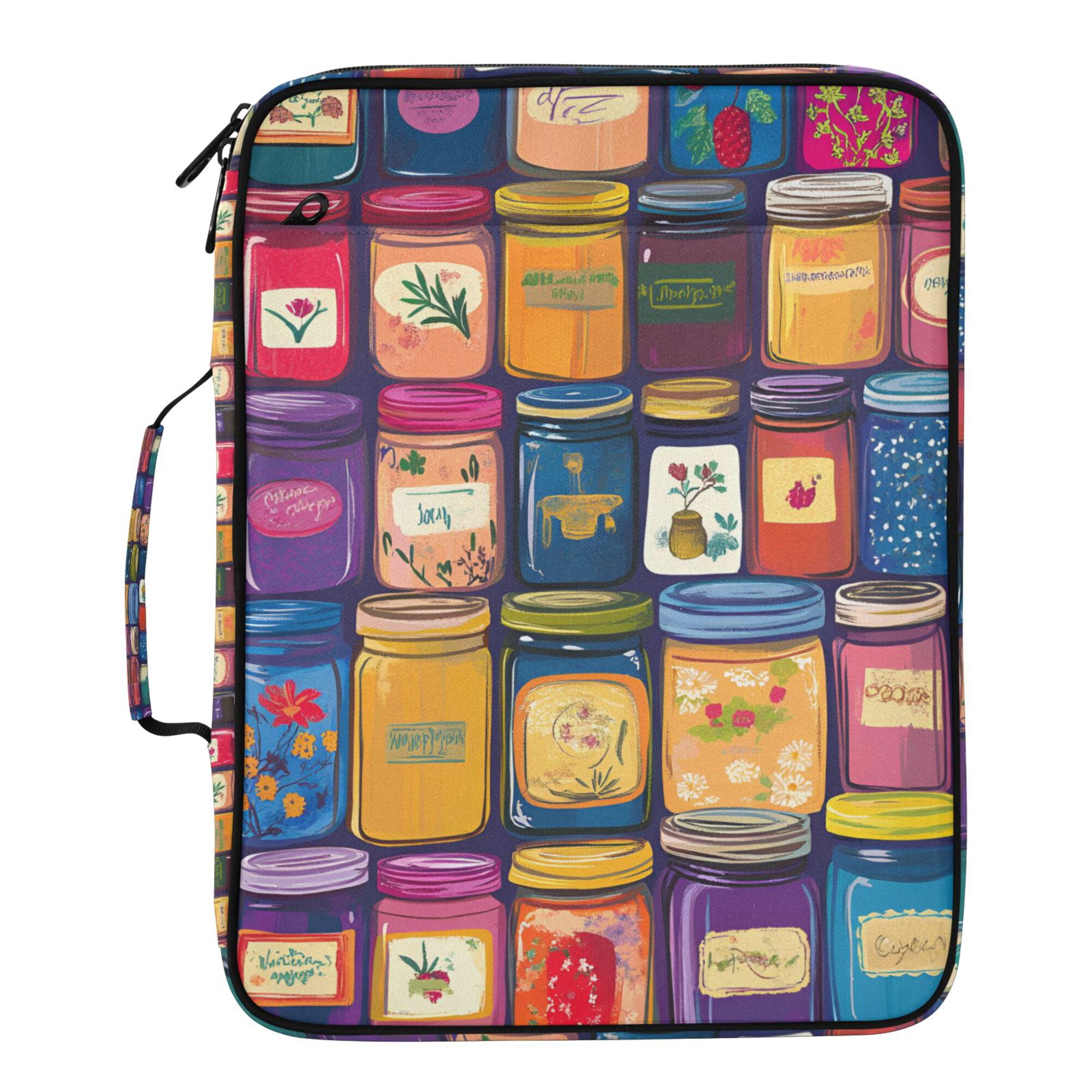 FORMRS Accordion File Folder A4 Size 7-Pocket Expanding Document Organizer Bag with 3 Ring Binder, Blue Jam