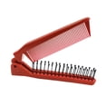 thumbnail image 4 of 3 Peines de Bolsillo Strade Fareast Limited Desenredar Cabello Plegables Viaje Color Rojo, 4 of 8