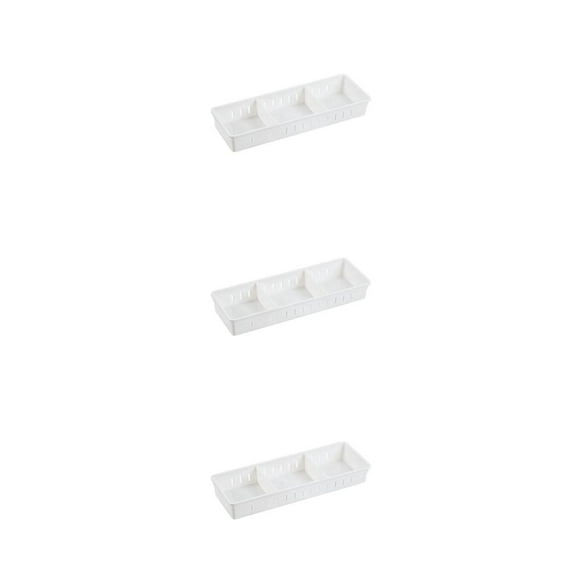 Baohd Easy Assembly Drawer Organizer plify Storage Needs Space-saving PP Drawer Storage Box Durable L 3Set