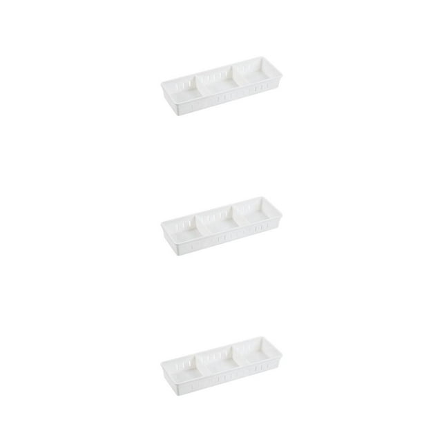 Baohd Easy Assembly Drawer Organizer plify Storage Needs Space-saving PP Drawer Storage Box Durable L 3Set
