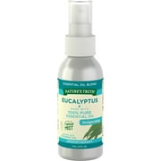 Nature's Truth Eucalyptus Mist Spray 2.4 fl oz | 100% Pure Essential Oil for Aromatherapy | GC/MS Tested