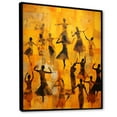 thumbnail image 2 of Designart "Turmeric Serenity In Hinduism'S Yoga I" Hinduism Floater Framed Wall Art Living Room, 2 of 5