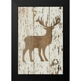 thumbnail image 2 of Murdock, Ramona 11x14 Black Modern Framed Museum Art Print Titled - Deer in Reverse, 2 of 5
