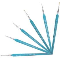 MLINS 6 Pcs Detail Paint Brush Hair Paintbrushes Detailing Kit Child