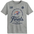 thumbnail image 2 of Preschool  Gray Oklahoma City Thunder 2025 Western Conference Champions Locker Room T-Shirt, 2 of 3