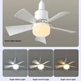 thumbnail image 4 of Transemion ABS Light With Remote Control Cooling Fan Light Fan Cooling Ceiling With Light ABS Electric Settings Ceiling Fan white, 4 of 6