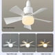 thumbnail image 4 of Luz Cateissary ABS ventilador de refrigeración inteligente con control remoto blanco, 4 of 6