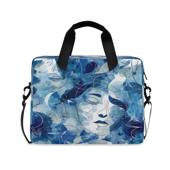 16" Laptop Briefcase for Work Travel Laptop Shoulder Bag Carrying Handbag Laptop Case Ethereal Dreamlike Elements