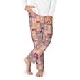 thumbnail image 2 of Wukai Cute Lamas Print Teenagers' Pajama Pant Sleep Pajama Lounge Pant PJ Bottoms with Pockets and Button Fly(Available in Big & Tall)-Small, 2 of 6