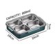 thumbnail image 3 of 800ml Green Japanese Stainless Steel Lunch Box Bento Box, Food Container, Lunch Container, 3 of 3