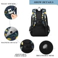 thumbnail image 4 of FORMRS Unisex School Backpack 17" Student Travel Bag with Laptop Compartment, Lemon Flowers, 4 of 7