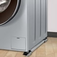 thumbnail image 3 of 2X Base de Machine à Laver Support Chariot Pieds Mobiles Réglables Télescopique Support de Frigo Roue pour Sécheuse Réfrigérateur -Gris, 3 of 7