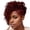 Red, variant on Women's Short Curly Red Wig - High Temperature Silk Hair for Parties and Everyday Wear