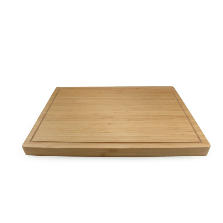 Jumblware Bamboo Wood Cutting Board, Large Cutting Board For