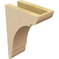 thumbnail image 5 of 4"W x 8"D x 12"H Classic Olympic Rough Cedar Woodgrain TimberThane Corbel, Primed Tan, 5 of 6