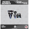 thumbnail image 3 of Kalair GFX Graphics Kit for Kawasaki KLX 125 Polisport Restyle (2003-2008) Rebel Series, 3 of 5